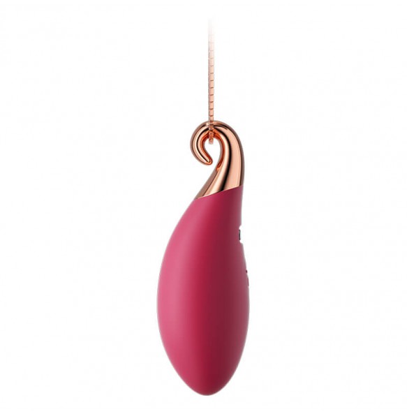 MizzZee - Dolphin Pendant Vibrating Egg (Chargeable - Red Rose)